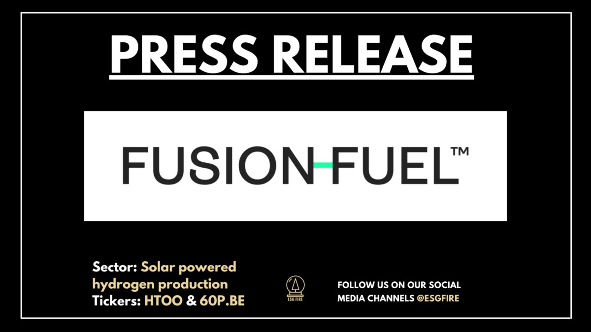 Fusion Fuel Green PLC ESG Fire
